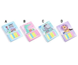 Obrázek z Notes se samolepítky zvířátka 60listů 12,1x18,5cm 